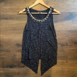Express Split-Back Tank Top; Size XS